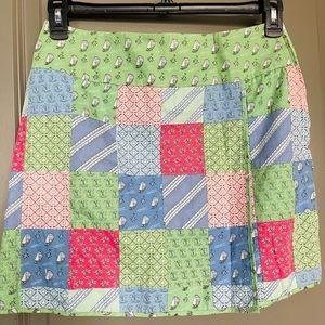 Vineyard vines patchwork skirt size 6